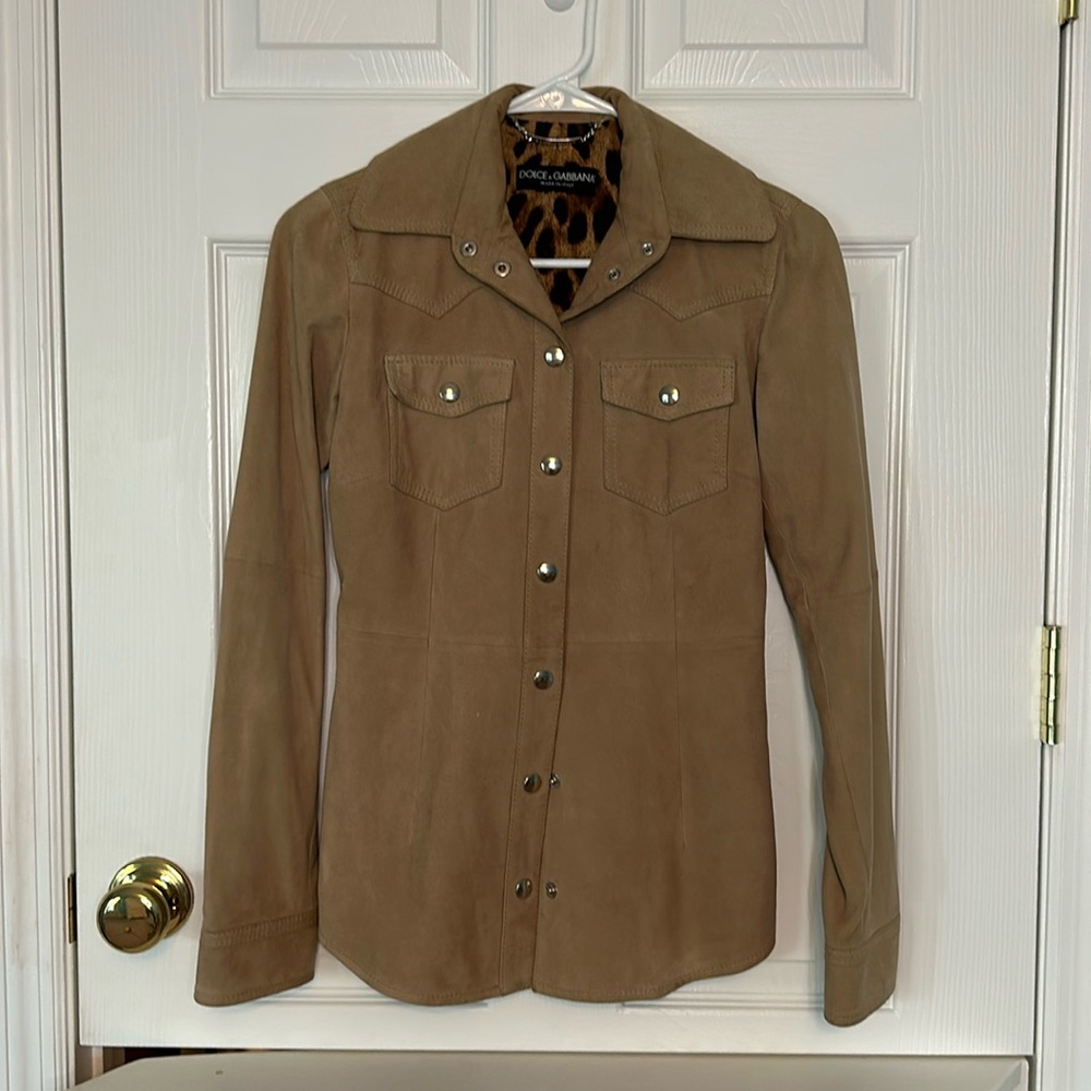 Dolce & Gabbana Suede Shacket